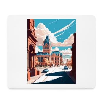 Syracuse New York State Vintage Reiseposter WPA - Mousepad (Querformat) - Weiß - Vorne