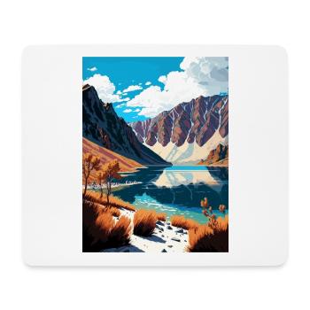 Convict Lake California Vintage Travel Poster WPA - Mouse Pad (horizontal) - white - Front