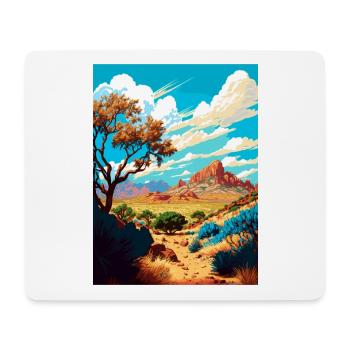 Coronado National Forest Arizona Reiseposter - Mousepad (Querformat) - Weiß - Vorne