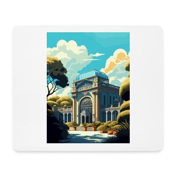 Der Bronx Zoo New York State Vintage-Reiseposter - Mousepad (Querformat) - Weiß - Vorne