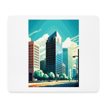 Fresno Kalifornien Cali Vintage Reiseposter WPA - Mousepad (Querformat) - Weiß - Vorne