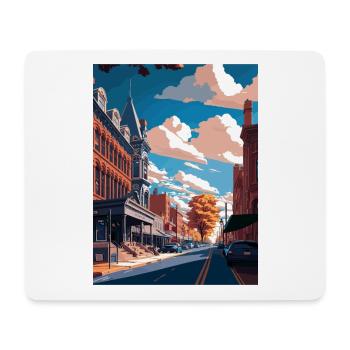 Lancaster County Pennsylvania Reiseposter - Mousepad (Querformat) - Weiß - Vorne