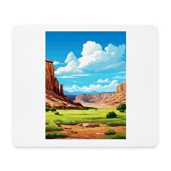 Capitol Reef National Park Vintage Reiseposter - Mousepad (Querformat) - Weiß - Vorne