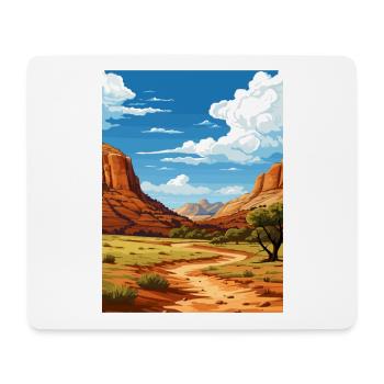 Dinosaurier National Monument Utah Reiseplakat - Mousepad (Querformat) - Weiß - Vorne