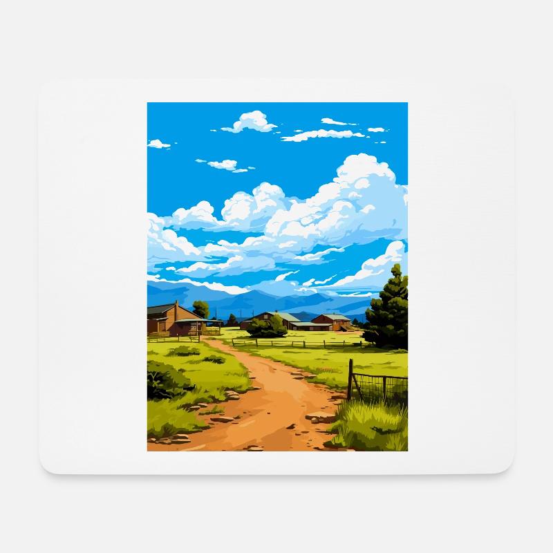 Torrey Utah Poster Vintage Reiseposter Souvenir - Mousepad (Querformat) - Weiß