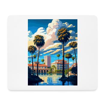Riverside California Vintage Reiseposter WPA Kunst - Mousepad (Querformat) - Weiß - Vorne