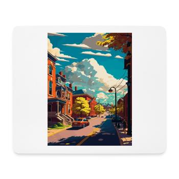 York Pennsylvania Vintage Reiseposter Souvenir - Mousepad (Querformat) - Weiß - Vorne