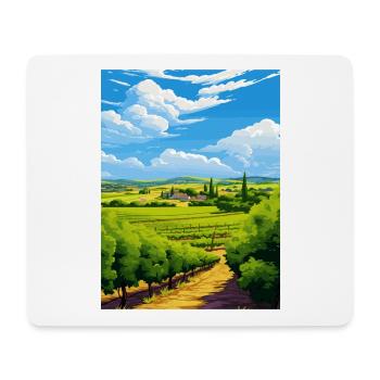 Barossa Valley Australia Vintage Travel Poster WPA - Mouse Pad (horizontal) - white - Front