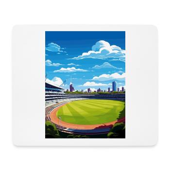 Melbourne Cricket Ground Vintage Reiseposter WPA - Mousepad (Querformat) - Weiß - Vorne