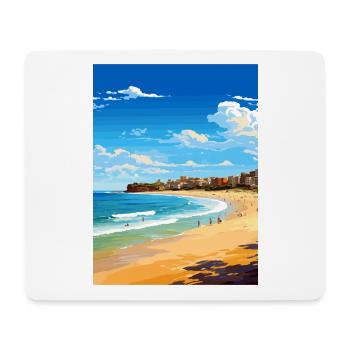 Bondi Beach Australien Vintage Reiseposter WPA - Mousepad (Querformat) - Weiß - Vorne