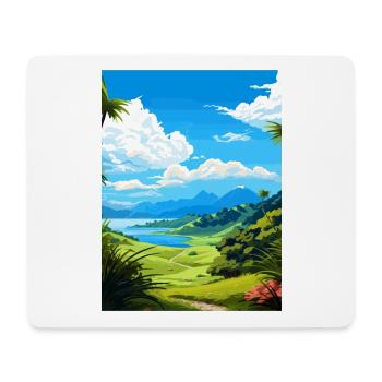 Whangarei Neuseeland Vintage Reiseposter WPA - Mousepad (Querformat) - Weiß - Vorne