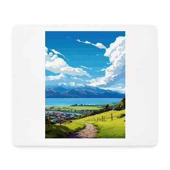 Kaikoura Neuseeland Neuseeland Vintage Reiseposter WPA - Mousepad (Querformat) - Weiß - Vorne
