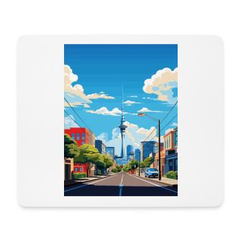 Auckland Neuseeland Neuseeland Vintage Reiseposter WPA - Mousepad (Querformat) - Weiß - Vorne