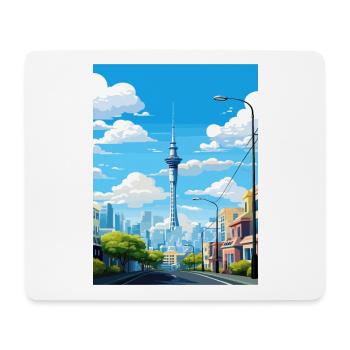 Auckland Neuseeland Neuseeland Vintage Reiseposter WPA - Mousepad (Querformat) - Weiß - Vorne