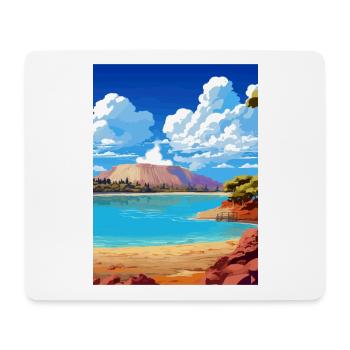 Waiotapu Thermal Wonderland Deco New Zealand - Mouse Pad (horizontal) - white - Front