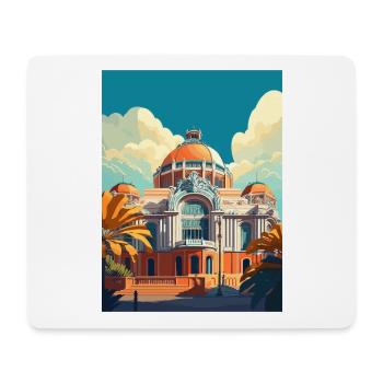 Mexico Decoration Vintage Travel Poster Souvenir - Mouse Pad (horizontal) - white - Front