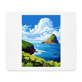 Fernando De Noronha Brasilien Poste Reiseposter - Mousepad (Querformat) - Weiß - Vorne
