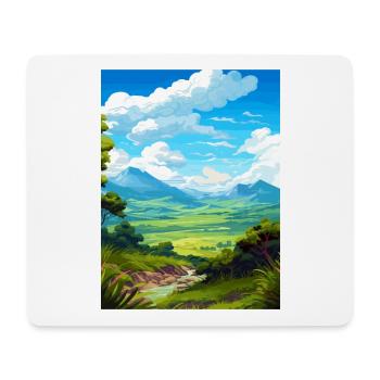 Parc national de Carara Costa Rica affiche de voyage - Tapis de souris (format paysage) - blanc - Devant