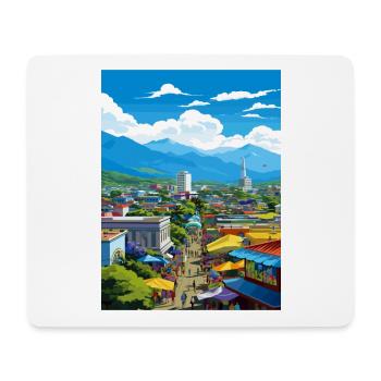 San Jose Costa Rica Vintage Reiseposter Souvenir - Mousepad (Querformat) - Weiß - Vorne