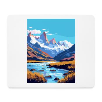 Decoration Vintage Travel Poster WPA Art - Mouse Pad (horizontal) - white - Front