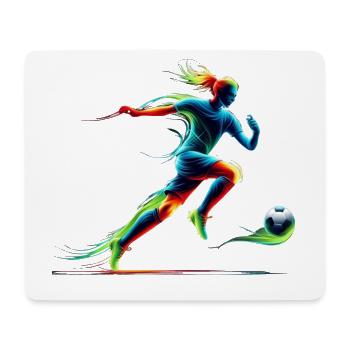foot - Tapis de souris (format paysage) - blanc - Devant