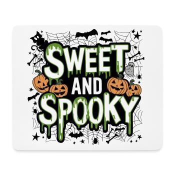 Sweet and Spooky Sweet Halloween Saying - Mouse Pad (horizontal) - white - Front