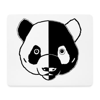 Yin and yang panda - Mouse Pad (horizontal) - white - Front