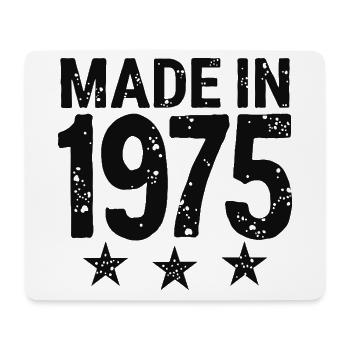 Made in 1975 – Vintage Geburtstag Jahrgangslegende - Mousepad (Querformat) - Weiß - Vorne