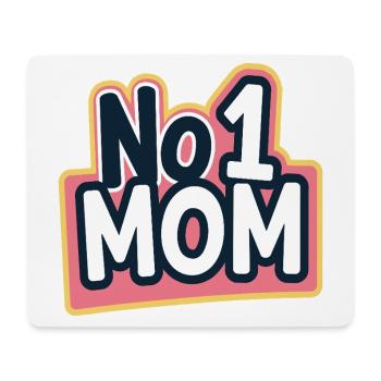 Nummer 1 Mama – Bunt & Liebevoll Muttertag - Mousepad (Querformat) - Weiß - Vorne