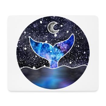 Cosmic Mermaid Tail - Mouse Pad (horizontal) - white - Front