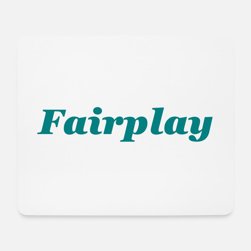 Fair play - Mouse Pad (horizontal) - white