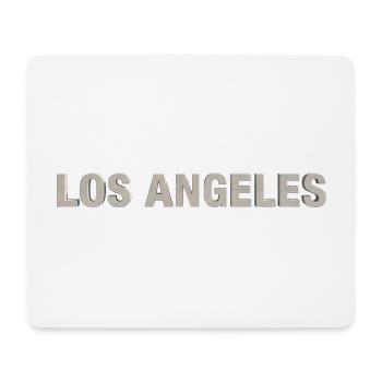LOS ANGELES – Typographie moderne du béton - Tapis de souris (format paysage) - blanc - Devant