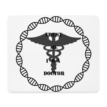 Vertrau mir ich bin ein Doktor, Arzt, Geschenk - Mousepad (Querformat) - Weiß - Vorne