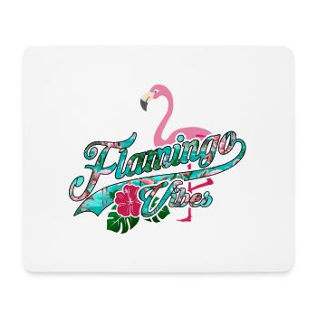 Flamingo Vibes Summer Sun Sommer - Mousepad (Querformat) - Weiß - Vorne