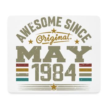 Jahrgang Mai 1984 Mai 1984 Jahrgang Mai 1984 Original - Mousepad (Querformat) - Weiß - Vorne