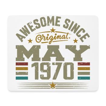 Jahrgang Mai 1970 Mai 1970 Jahrgang Mai 1970 Original - Mousepad (Querformat) - Weiß - Vorne
