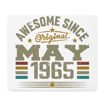 Jahrgang Mai 1965 Mai 1965 Jahrgang Mai 1965 Original - Mousepad (Querformat) - Weiß - Vorne