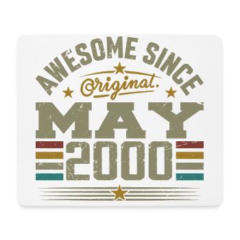 Vintage May 2000 May 2000 Born in May 2000 Original - Mouse Pad (horizontal) - white - Front