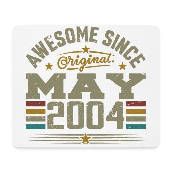 Jahrgang Mai 2004 Mai 2004 Jahrgang Mai 2004 Original - Mousepad (Querformat) - Weiß - Vorne