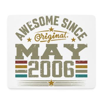 Jahrgang Mai 2006 Mai 2006 Jahrgang Mai 2006 Original - Mousepad (Querformat) - Weiß - Vorne