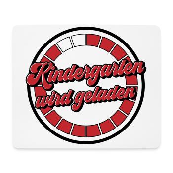 Farben änderbar | Kindergarten wird geladen - Mousepad (Querformat) - Weiß - Vorne