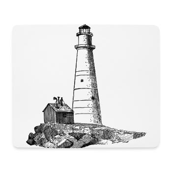 lighthouse - Mouse Pad (horizontal) - white - Front