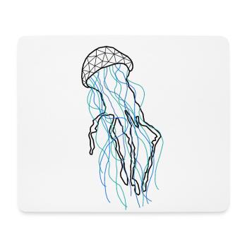 Jellyfishh GeomeTRIX - Mousepad (Querformat) - Weiß - Vorne