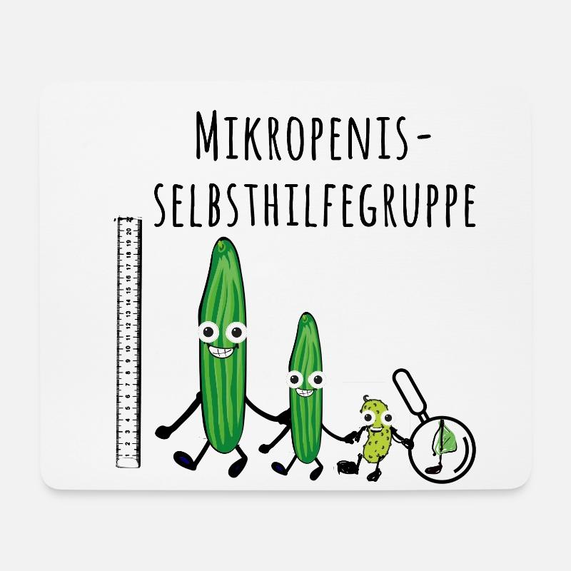 gurken familie,gurken,gurke, - Mousepad (Querformat) - Weiß
