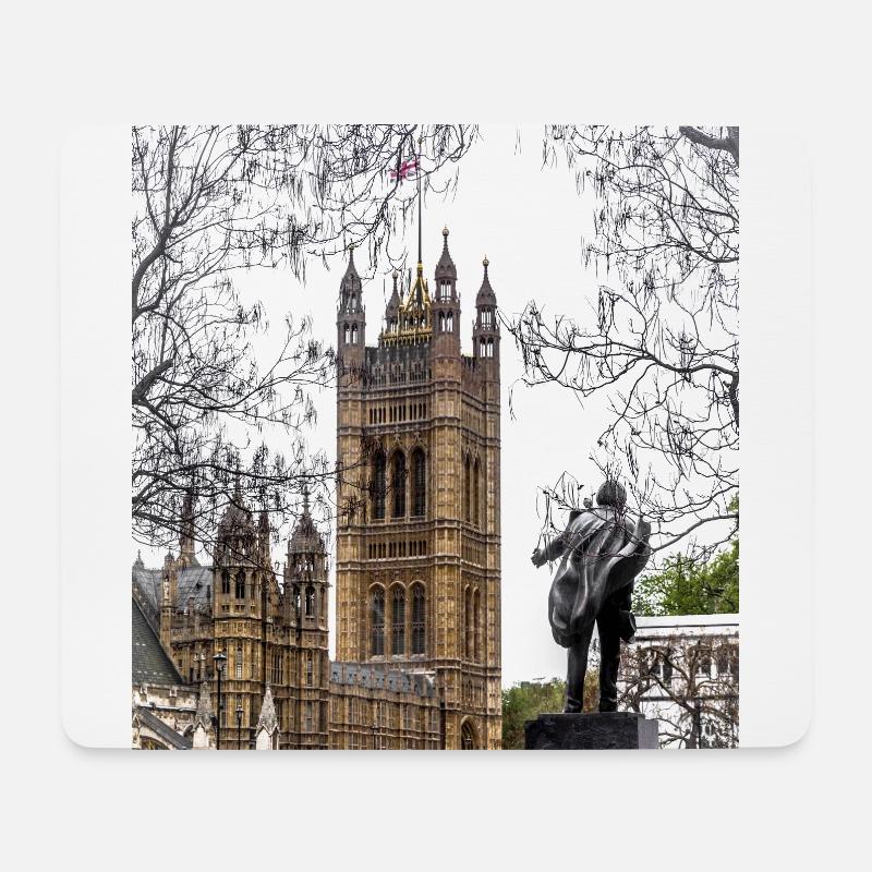 Victoria Tower Majesty - Mousepad (Querformat) - Weiß