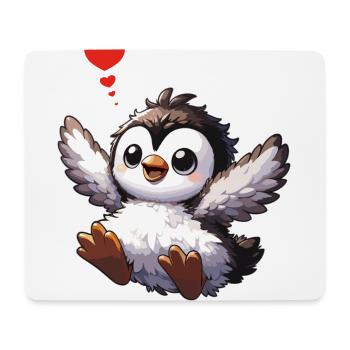 Niedliche Pinguine Kleiner Pinguin Pinguin-Liebhaber - Mousepad (Querformat) - Weiß - Vorne