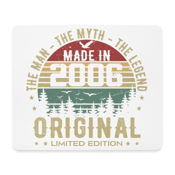 Original 2006 Retro 2006 Geburtstagsgeschenk 2006 - Mousepad (Querformat) - Weiß - Vorne