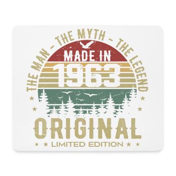 Original 1963 Retro 1963 Birthday Gift 1963 - Mouse Pad (horizontal) - white - Front