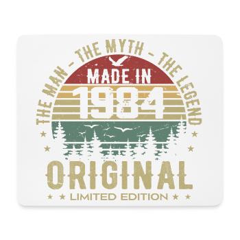 Original 1984 Retro 1984 Geburtstagsgeschenk 1984 - Mousepad (Querformat) - Weiß - Vorne
