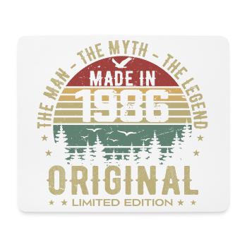 Original 1986 Retro 1986 Birthday Gift 1986 - Mouse Pad (horizontal) - white - Front